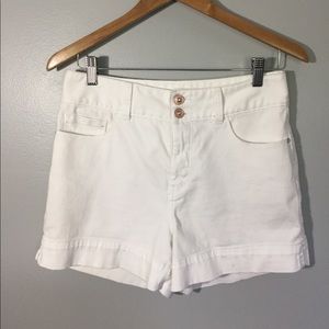 Boston Proper White Jean Shorts